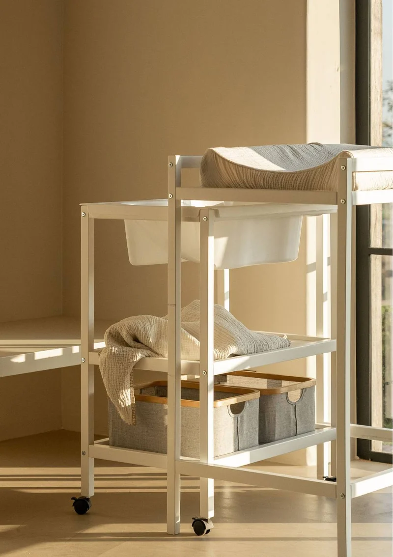 Wickel- und Badestation 'Basic' white