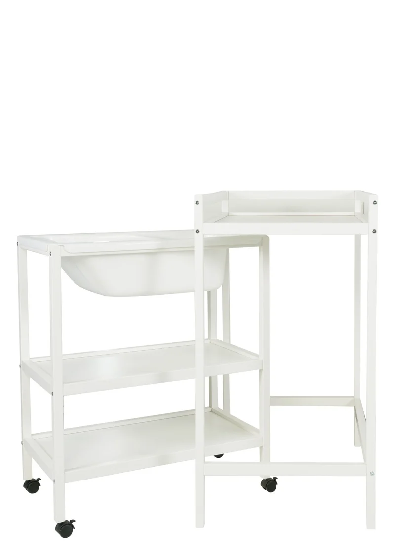 Wickel- und Badestation 'Basic' white