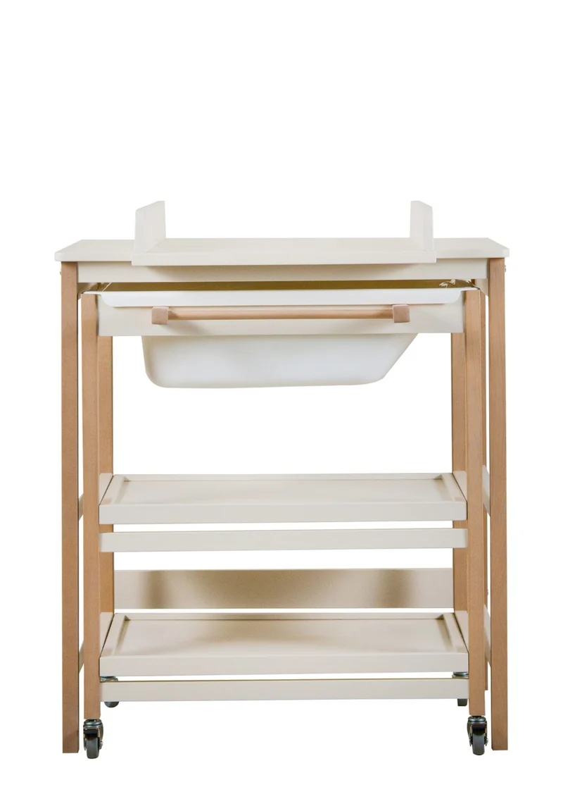 Wickel- und Badestation 'Smart' clay natural