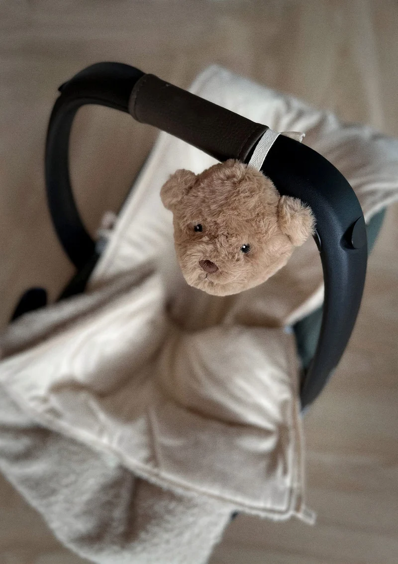 Teddy mit Herzschlag 'Lou on the go' braun