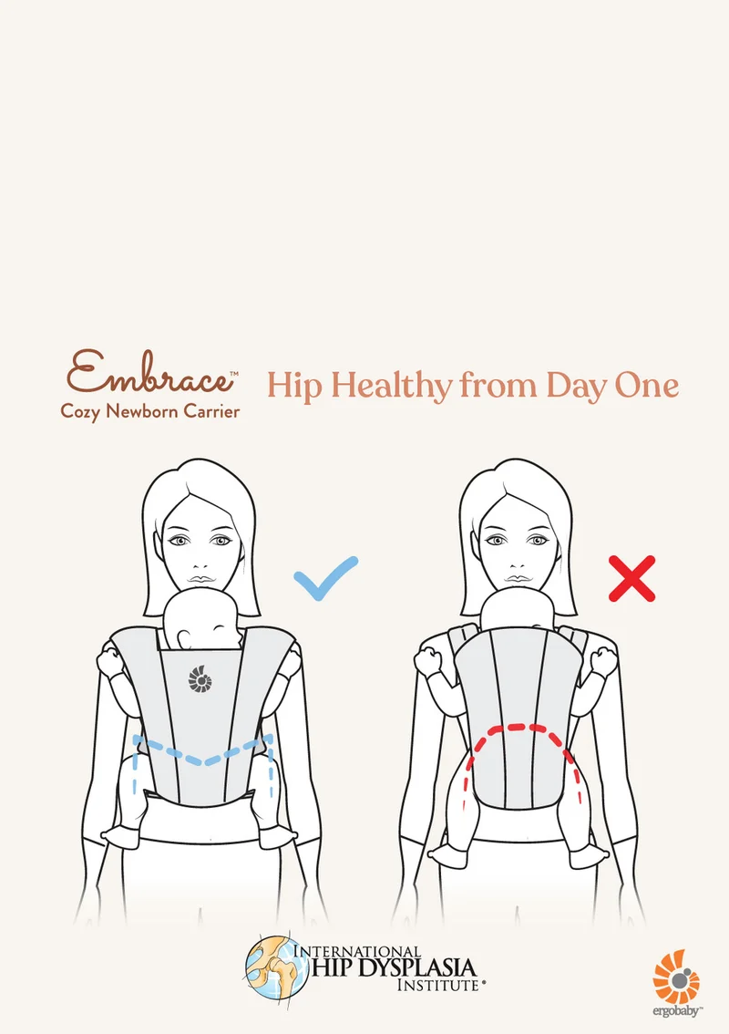 Neugeborenentrage 'Embrace' Soft Air Mesh Sage