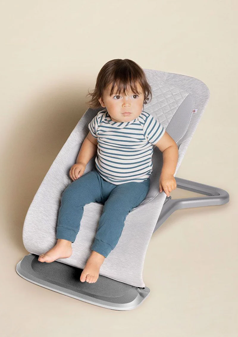 3-in-1 Babywippe 'Evolve' Knit light grey