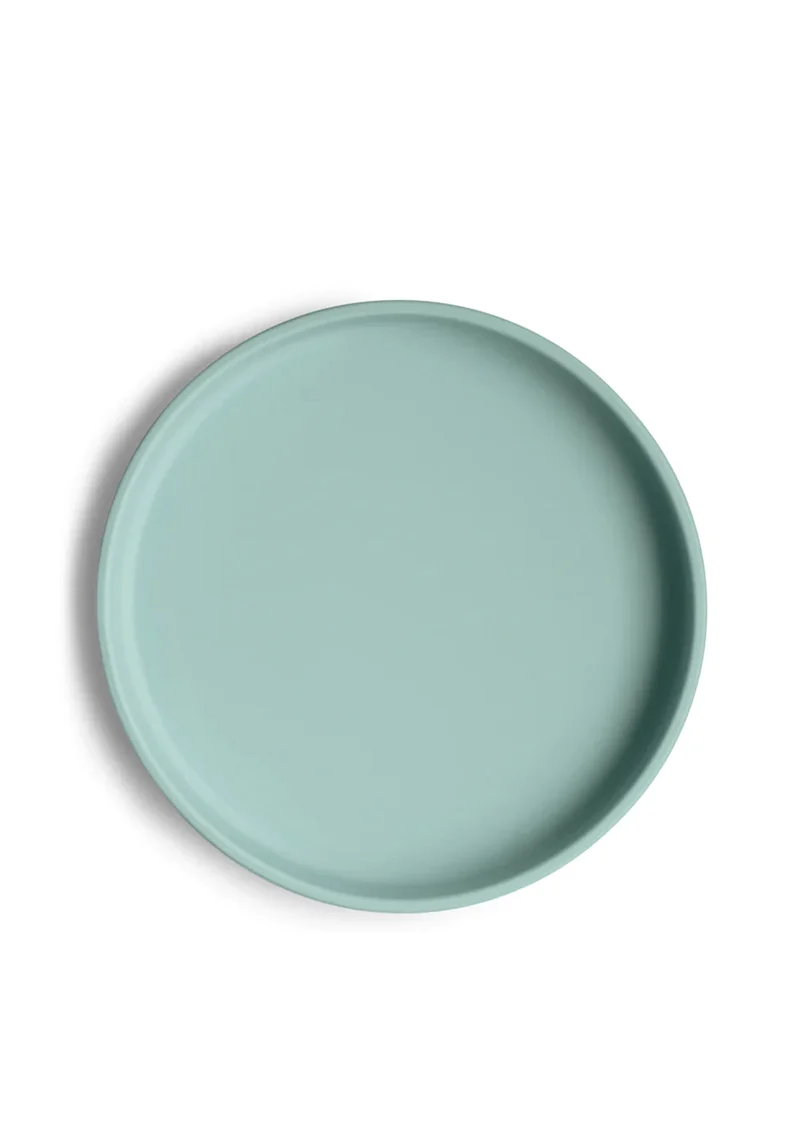 Silikon Teller mit Saugnapf Cambridge Blue