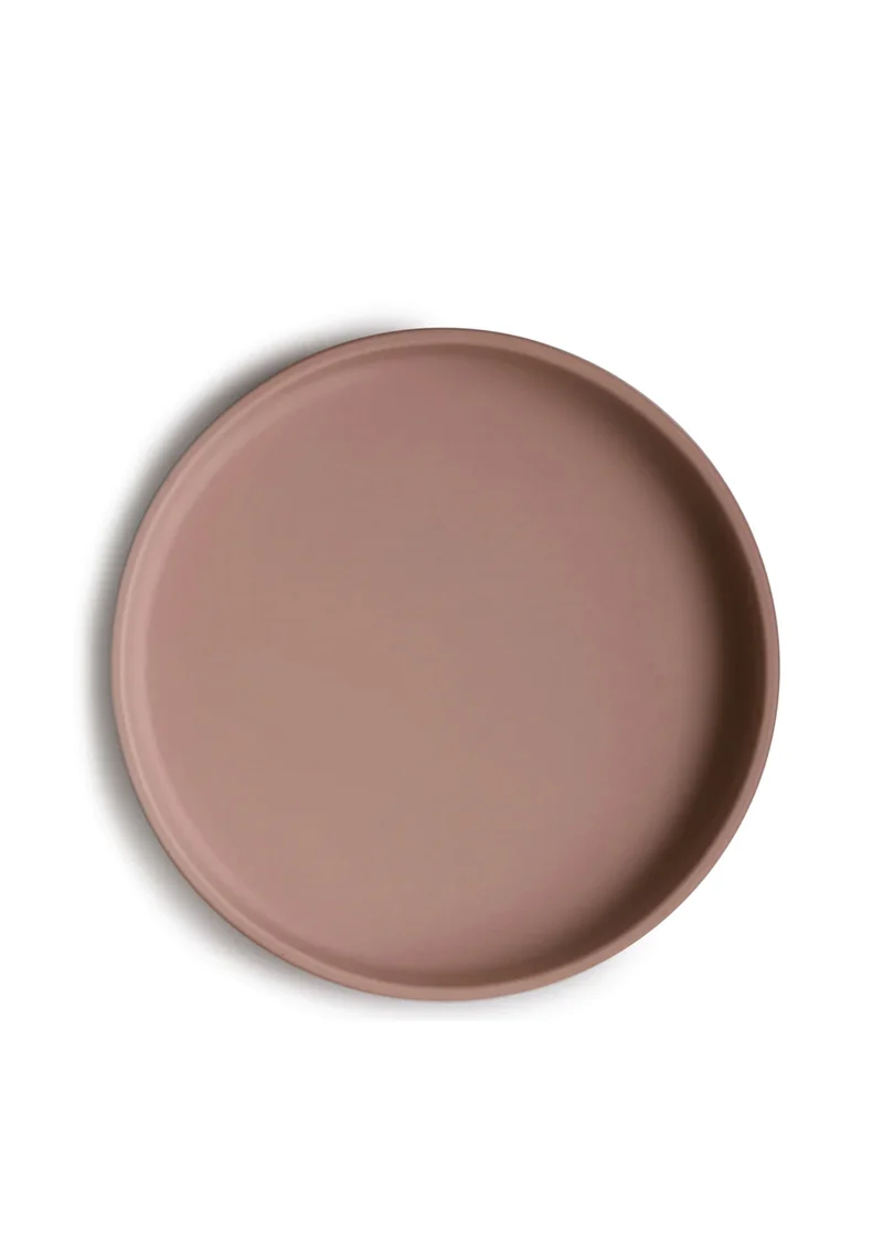 Silikon Teller mit Saugnapf Cloudy Mauve