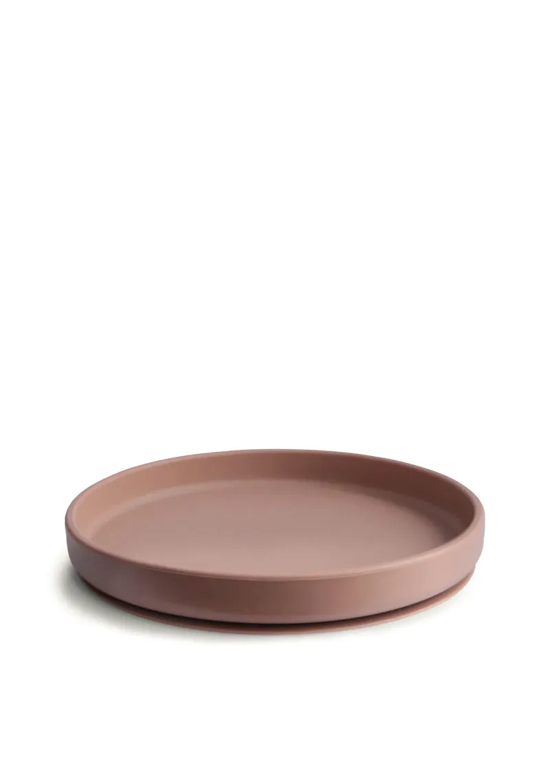 Silikon Teller mit Saugnapf Cloudy Mauve