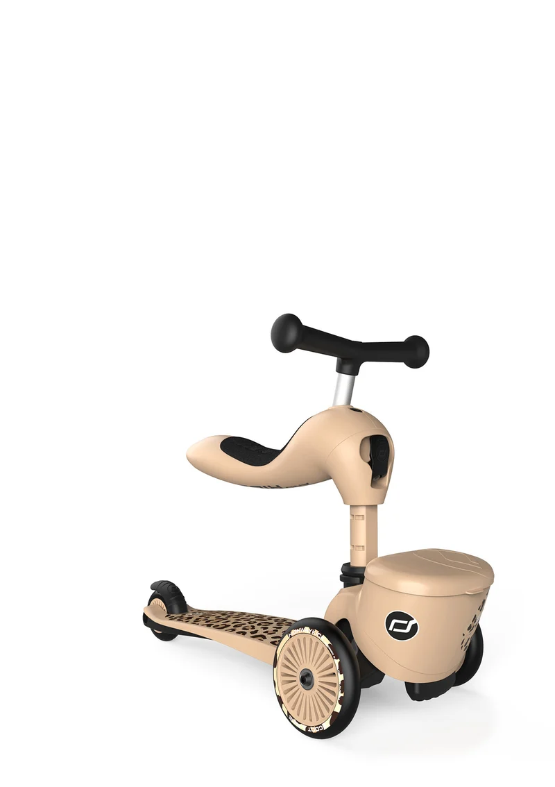2in1 Kickboard 'Highway Kick 1 Lifestyle' Leopard