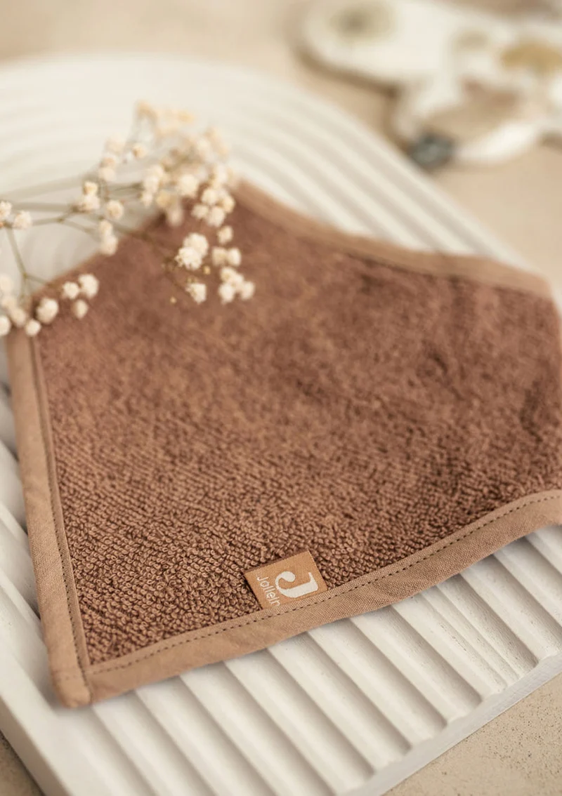 2er-Set Frottee Bandana Lätzchen Biscuit