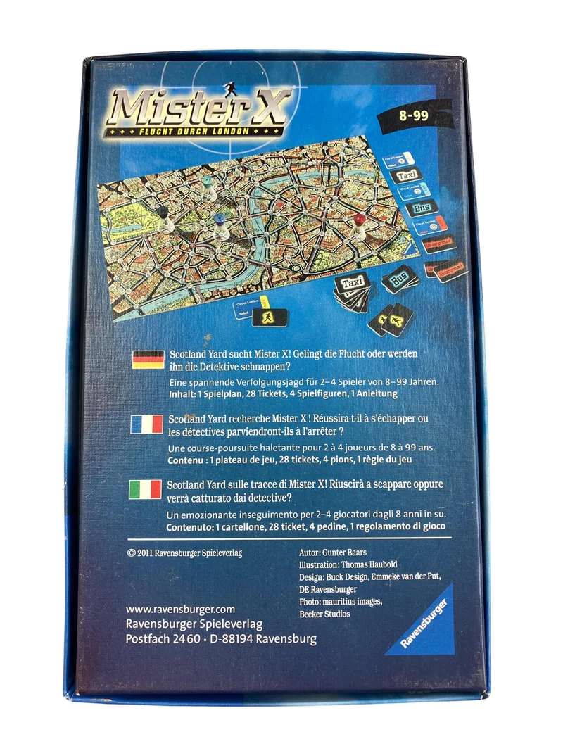 Ravensburger Mister X Flucht durch London