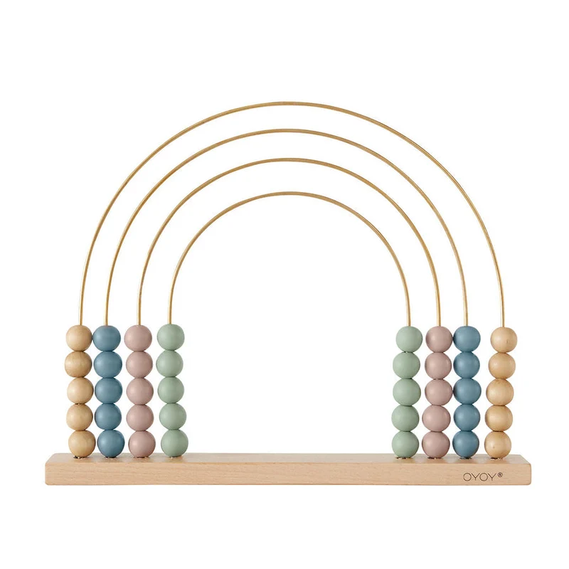 Oyoy Abacus Rainbow aus Holz und Metall