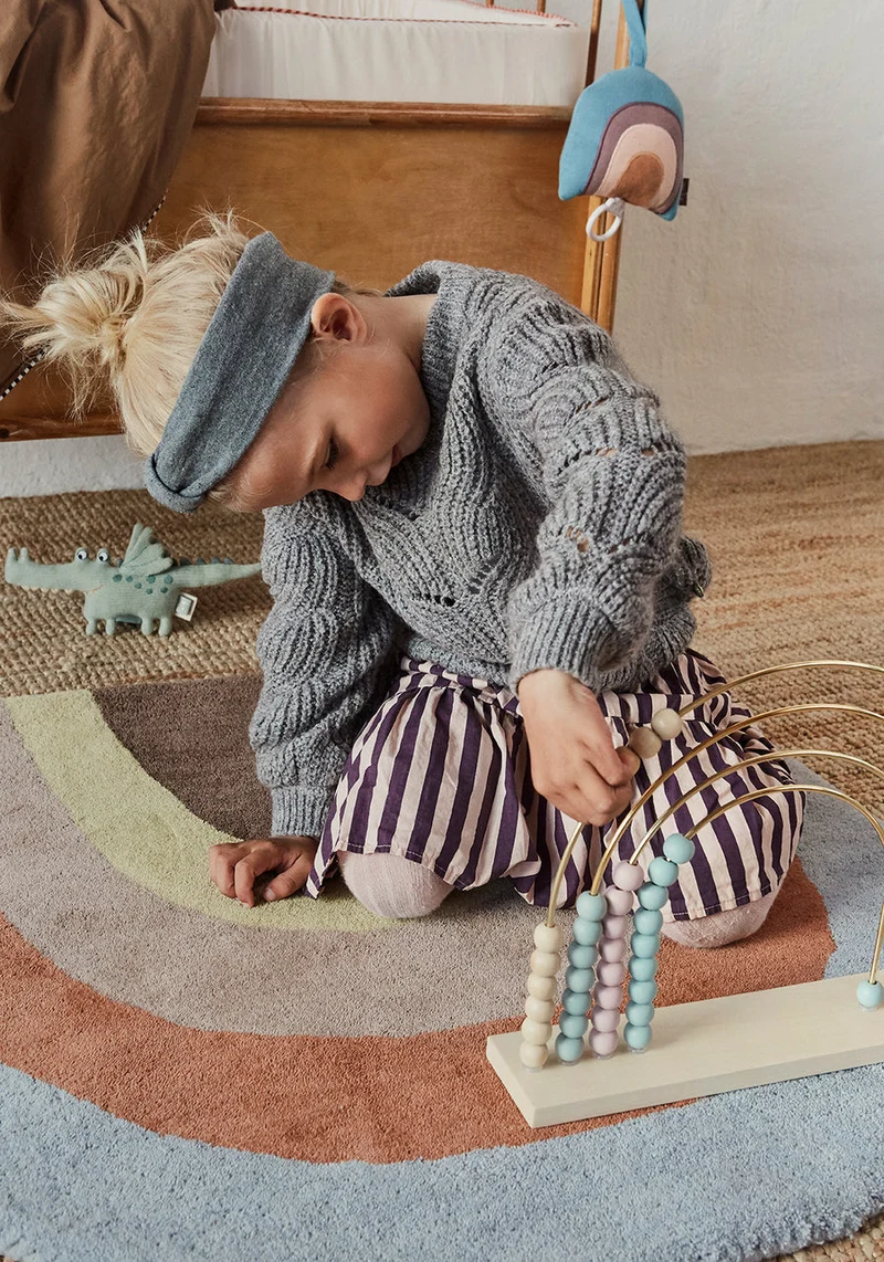 Oyoy Abacus Rainbow aus Holz und Metall