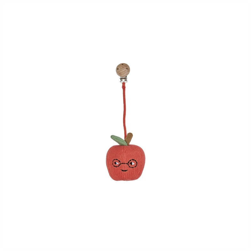 OYOY Yummy Apfel Kinderwagenclip – Pram Toy | OEKO-TEX Baumwolle | Baby Spielzeug | Last Season | Günstiger bei Tildi
