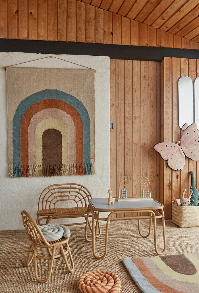 OYOY Rainbow Mini Tisch – Last Season (Nature) 48 x 44,5 x 67 cm