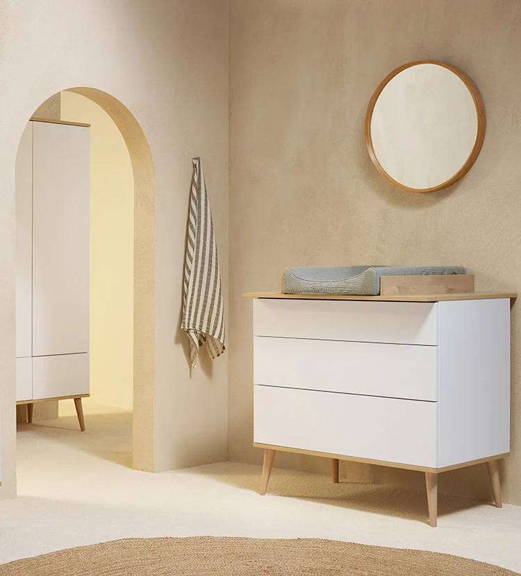 (Wickel-)Kommode 'Flow' White