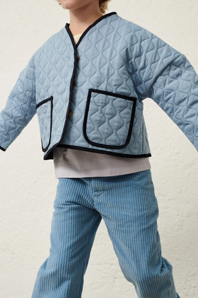 Taza Jacke in denim-blau für Kinder 146-158