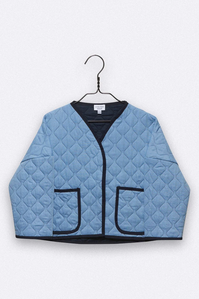 Taza Jacke in denim-blau für Kinder 146-158