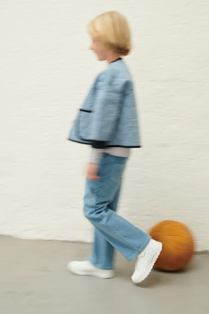 Taza Jacke in denim-blau für Kinder 146-158