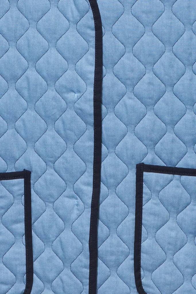 Taza Jacke in denim-blau für Kinder 146-158