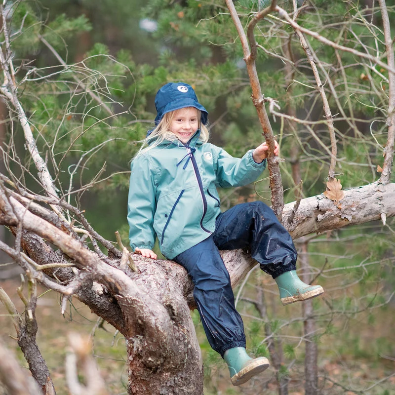 Finkid PUUSKIAINEN – Zip in Outdoorjacke trellis/navy 80/90