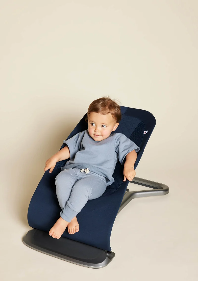 3-in-1 Babywippe 'Evolve' Knit midnight blue