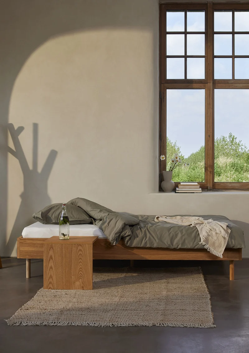 Jugendbett 'Hai No Ki' Natural Ash 200 x 90 cm