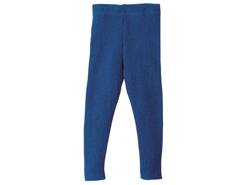 Disana 100% Wolle Woll-Leggings Hose marine 74/80
