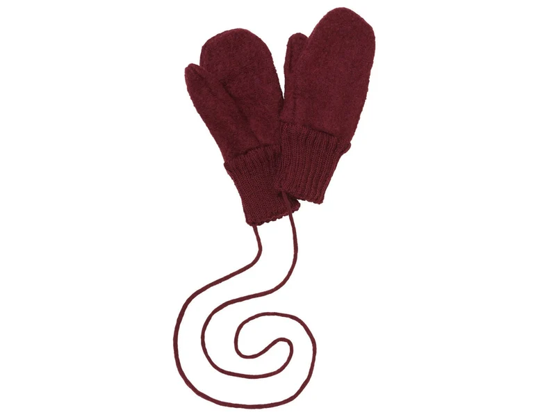 Disana 100% Wolle Walk-Handschuhe cassis Gr. 3 - 2-4 Jahre
