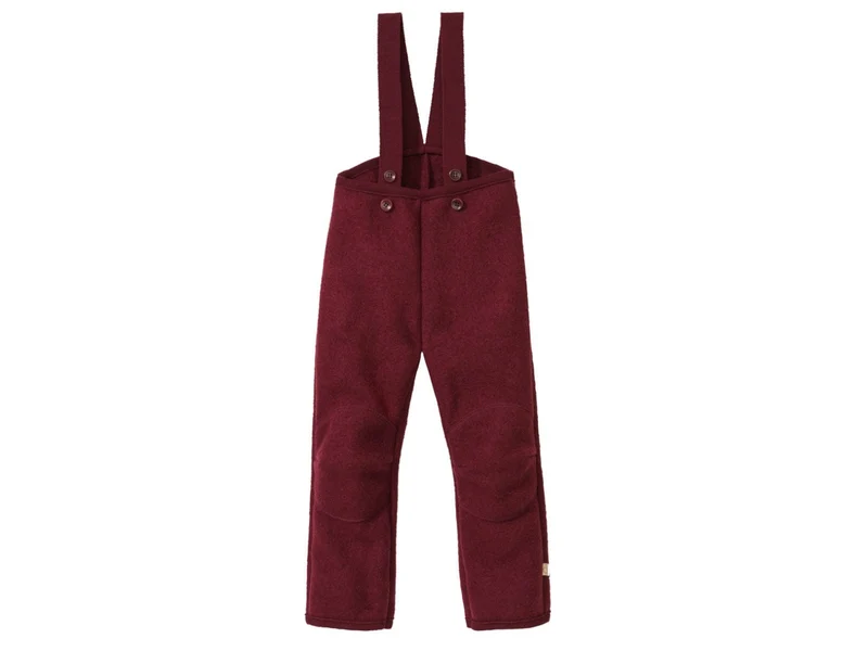 Disana 100% Wolle Walk-Trägerhose cassis 86/92
