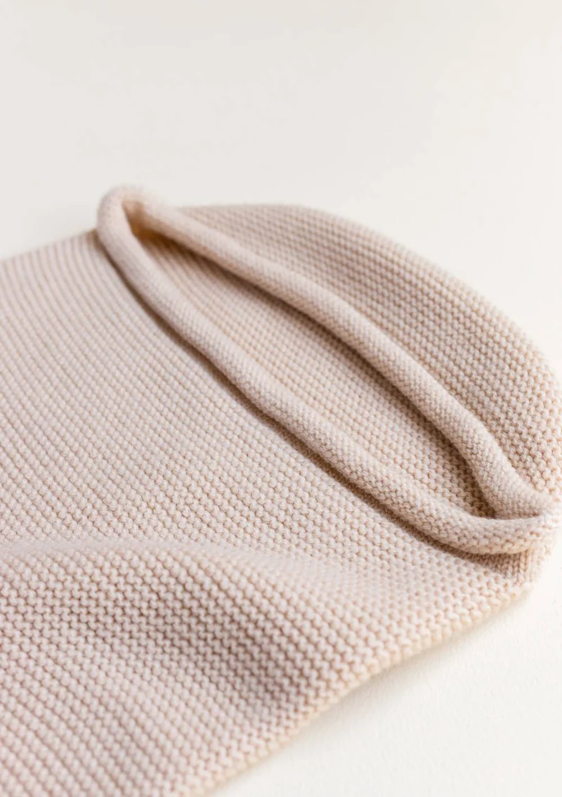 Merino Strick-Pucksack 'Cocoon' Oat