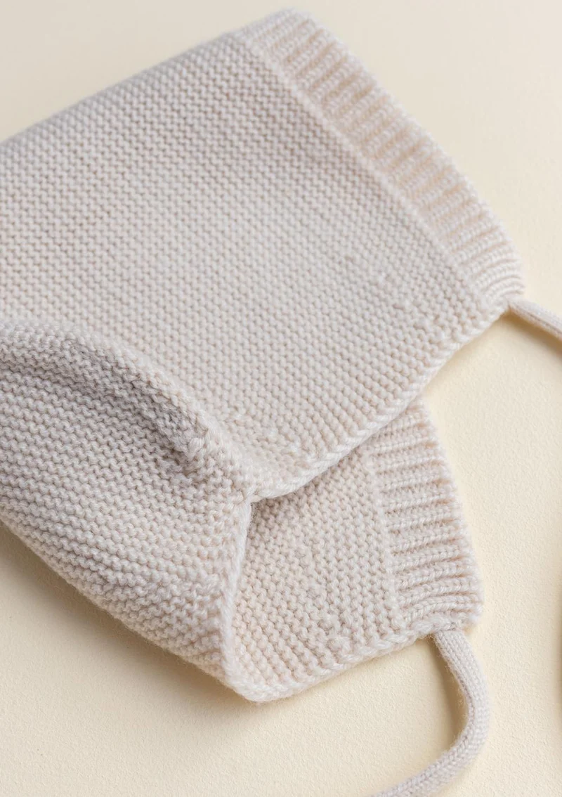 Merino Bonnet 'Dolly' Off-White
