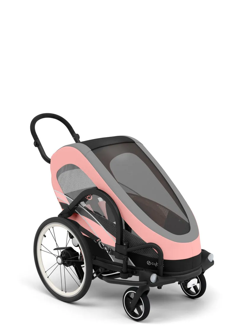 Fahrradanhänger 'ZENO Bike' Silver Pink