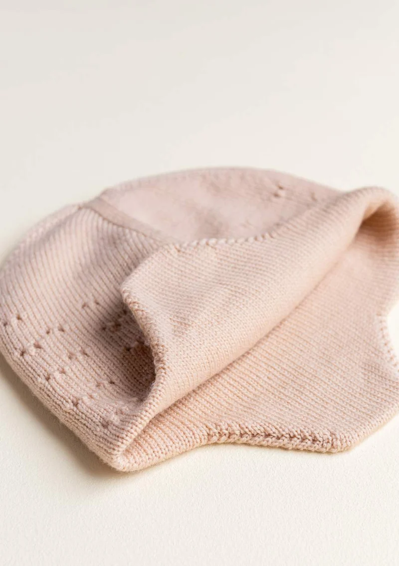 Merino Mütze 'Dua' apricot