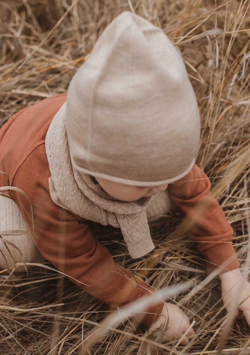 Merino Beanie 'Efa' sand
