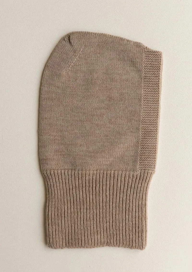 Merino Mütze Balaclava 'Eddy' sand