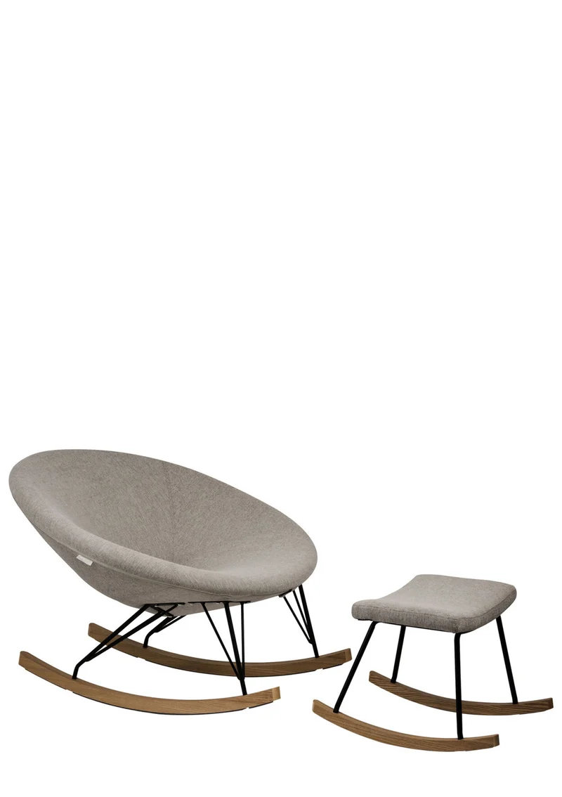 Hocker 'De Luxe' Sand Grey
