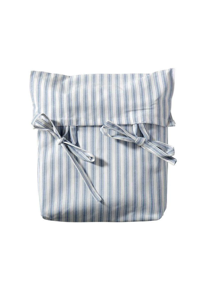 Vorhang für halbhohes Hochbett & Etagenbett 'Seaside Classic' blaue Streifen