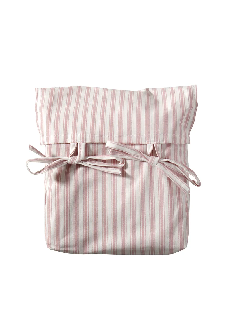 Vorhang für halbhohes Hochbett & Etagenbett 'Seaside Classic' rosa Streifen
