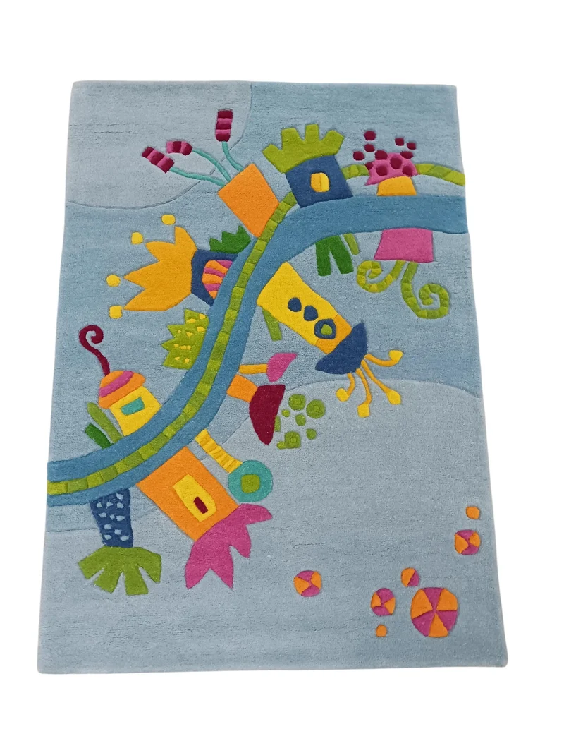 HABA Kinderteppich Traumland aus Wolle 145x105 cm