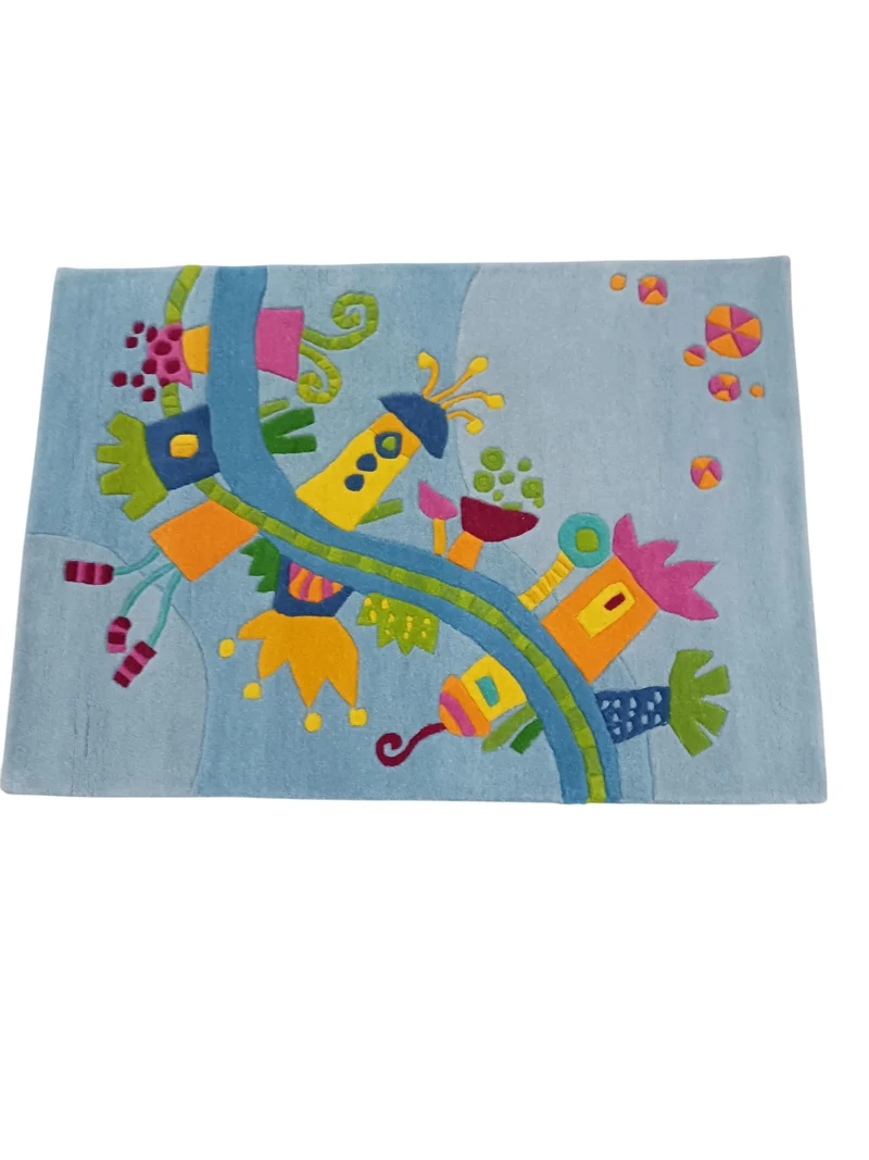 HABA Kinderteppich Traumland aus Wolle 145x105 cm