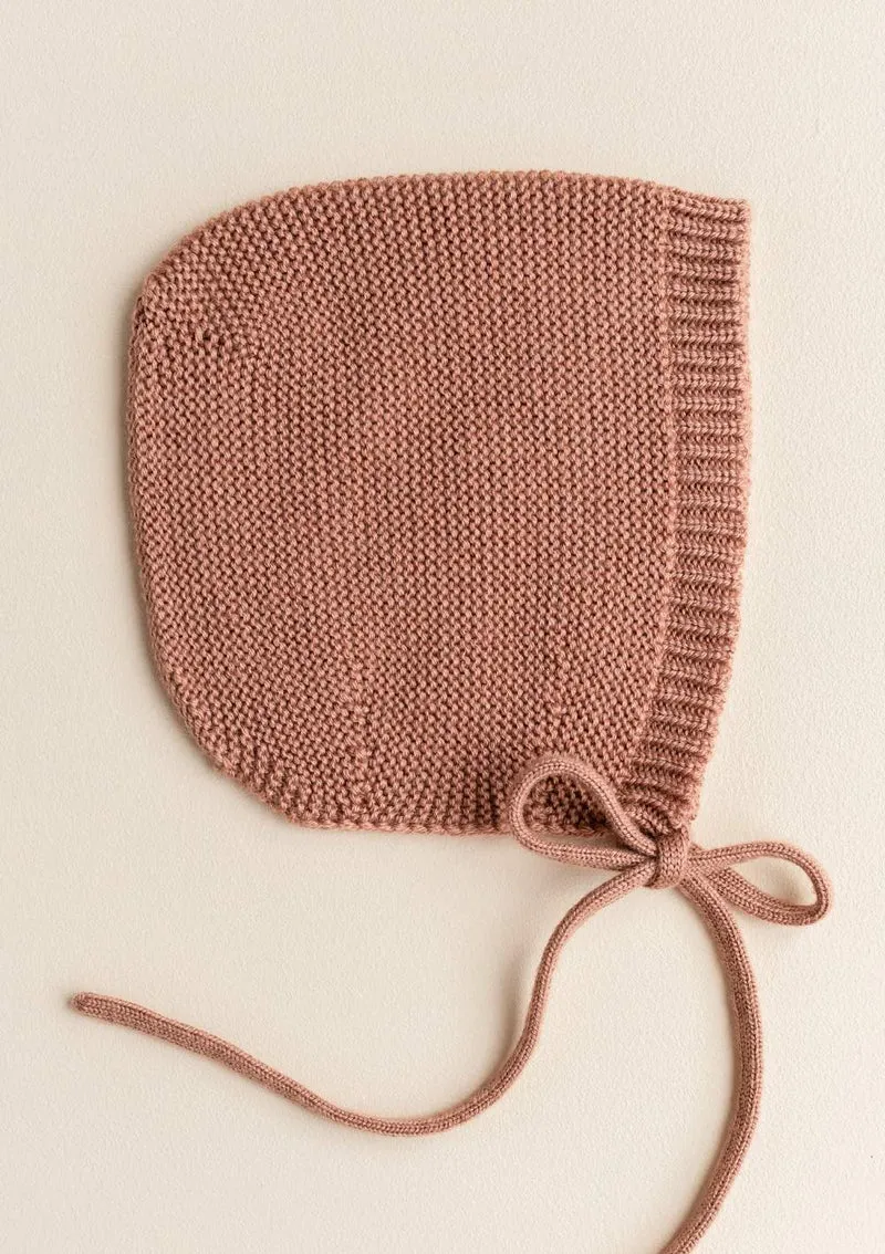 Merino Bonnet 'Dolly' Terracotta