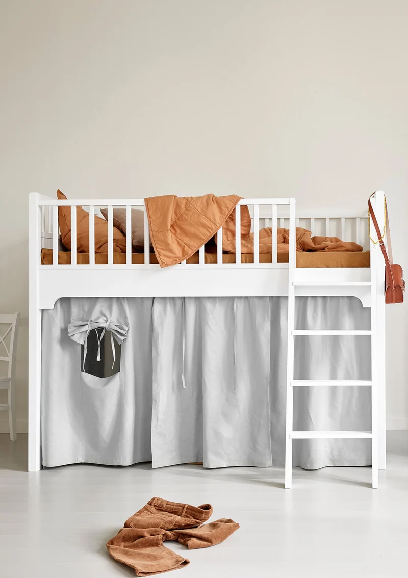 Vorhang 'Wood Original' grau