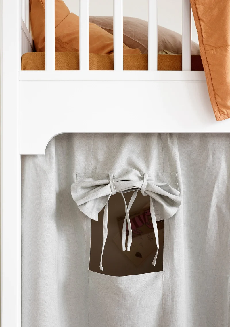 Vorhang 'Wood Original' grau