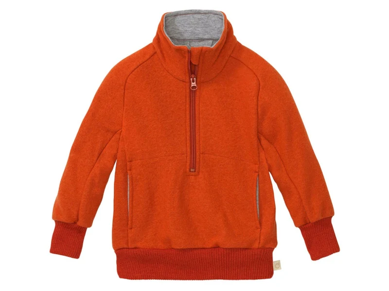 Disana Kinder 100% Wolle Troyer orange 86/92