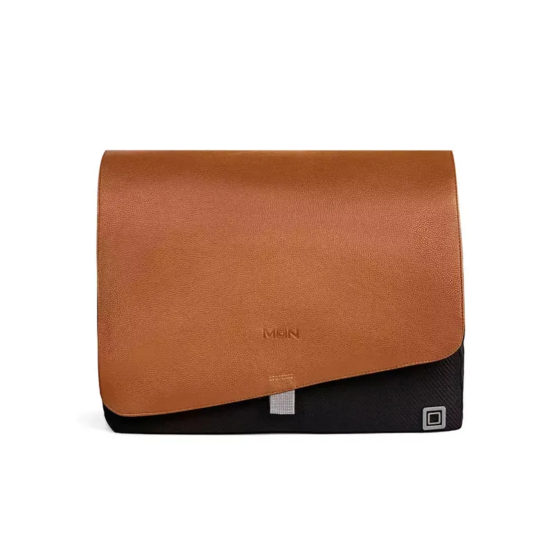 Green Moon kids Wickeltasche Brown Flap