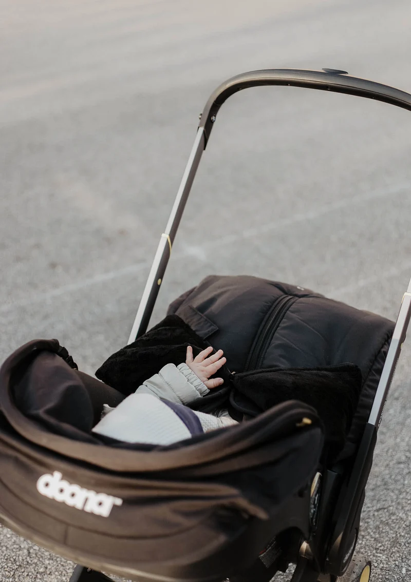 Fußsack schwarz