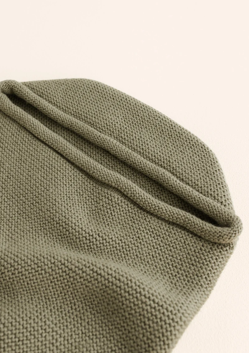 Merino Strick-Pucksack 'Cocoon' Artichoke