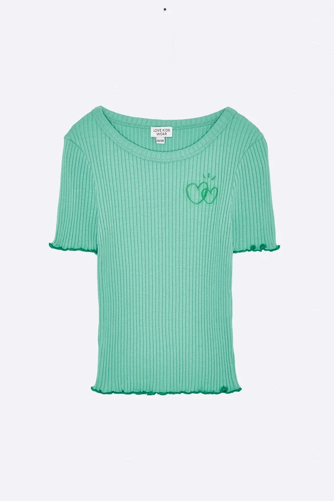 Bea T-shirt in Smaragdgrün 86/92, 98/104