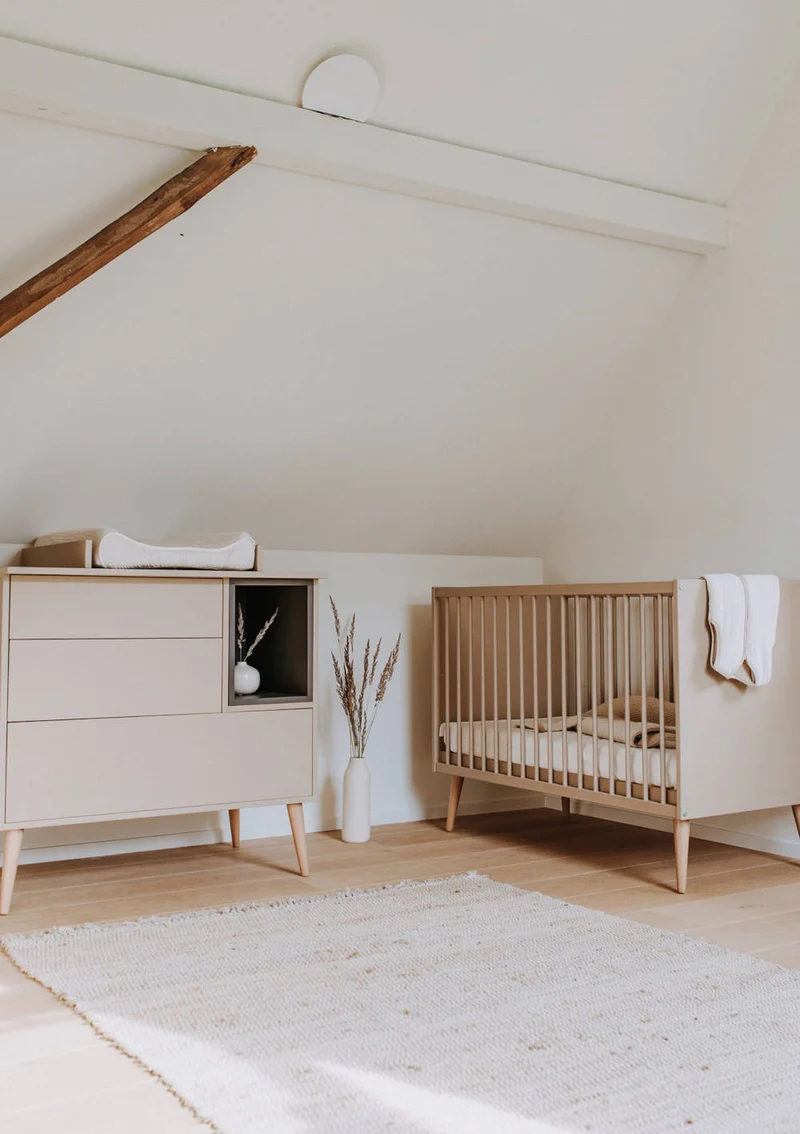 Babybett 'Cocoon' Latte 120 x 60 cm