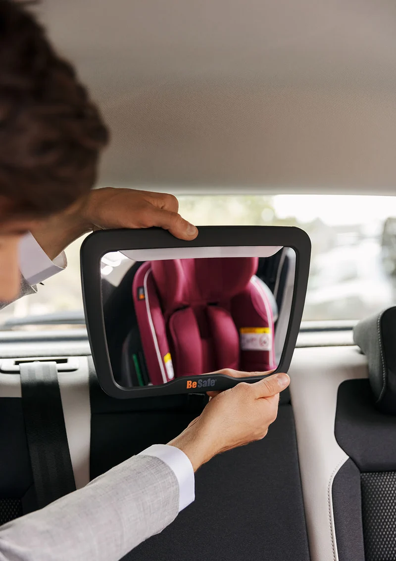 Babyspiegel fürs Auto 'XL2' mit LED-Licht