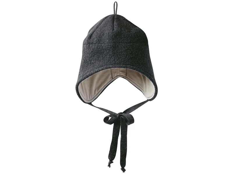 Disana 100% Wolle Walk-Mütze anthrazit Gr.2 (46-50 cm Kopfumfang)