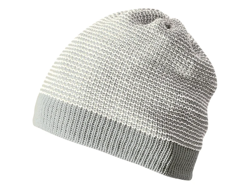 Disana Wollmütze Beanie melange-hellgrau 42-46 cm Kopfumfang